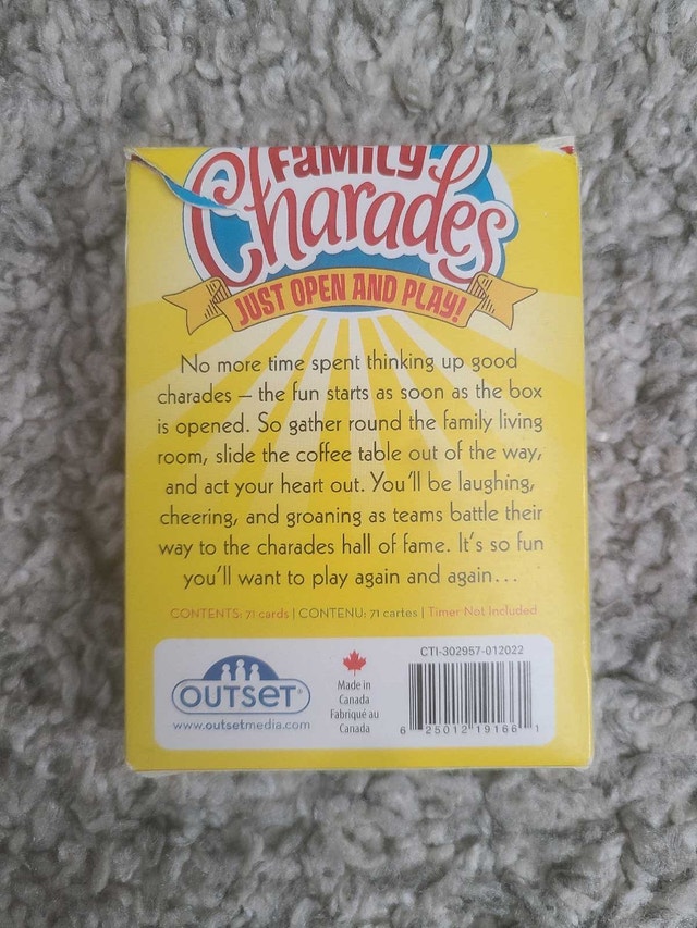 Outset Media Family Charades - photo 2