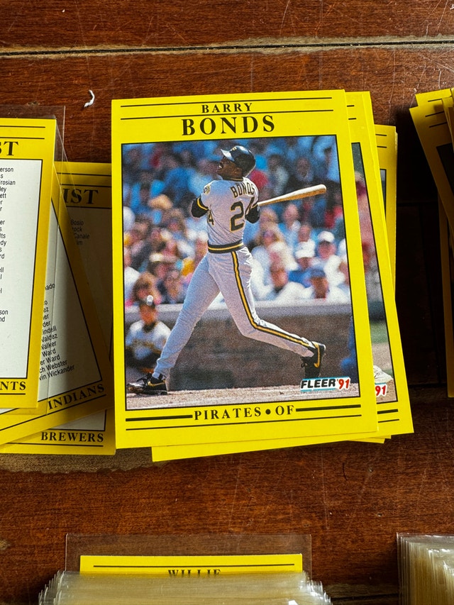 Baseball cards fleer 91 & fleer 92
