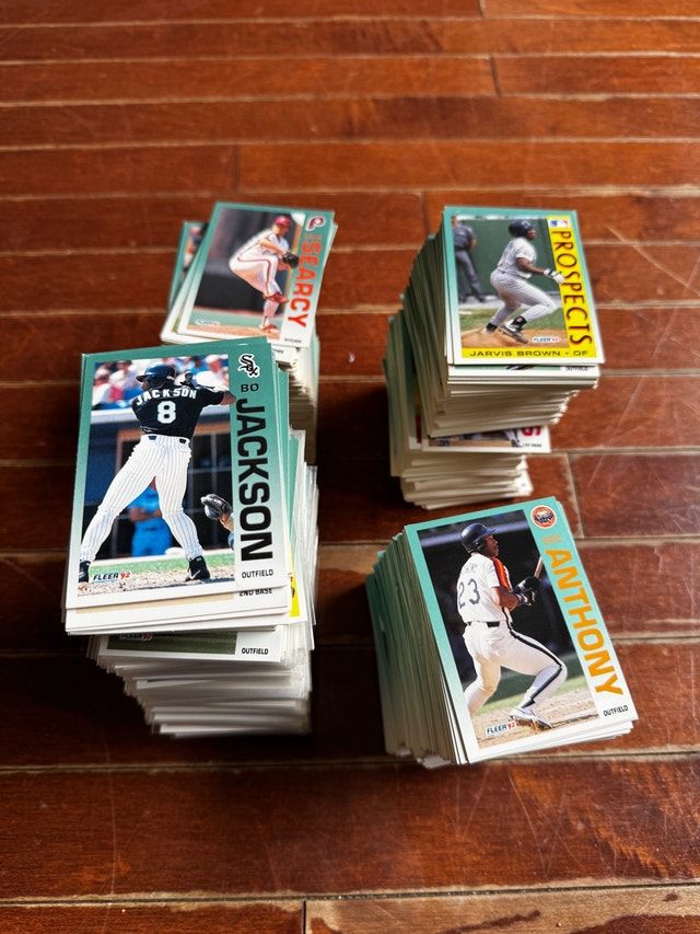 Baseball cards fleer 91 & fleer 92 - photo 5