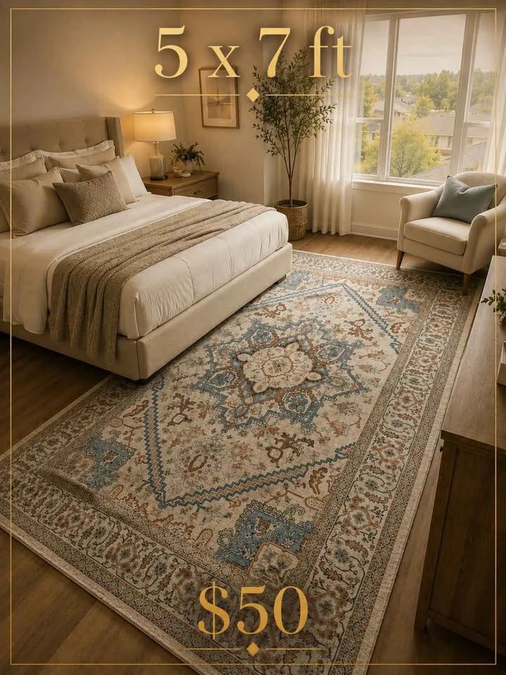 5×7 ft washable area rugs sealed 🆕 - photo 4
