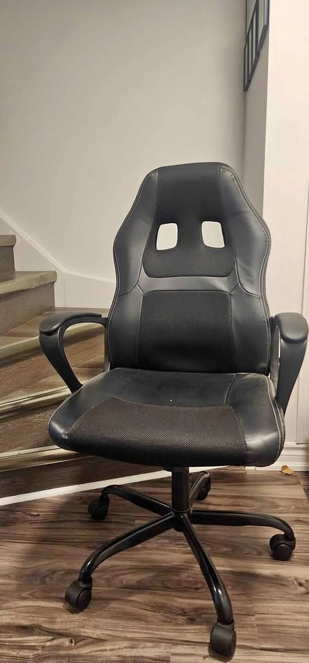Black Gaming Office Chair Adjustable