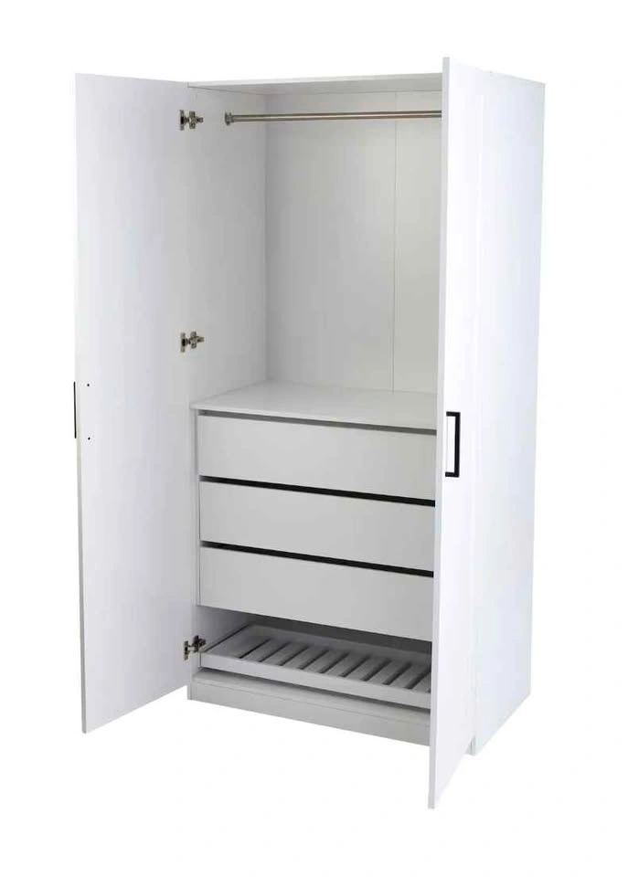 CANVAS Kelsey 40 Inch Wide Wardrobe Closet, White, New - photo 2