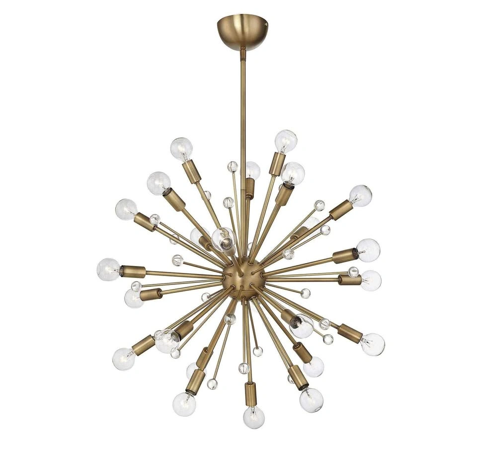 Savoy House Galea 24 Light Chandelier Warm Brass, BRAND NEW - photo 2