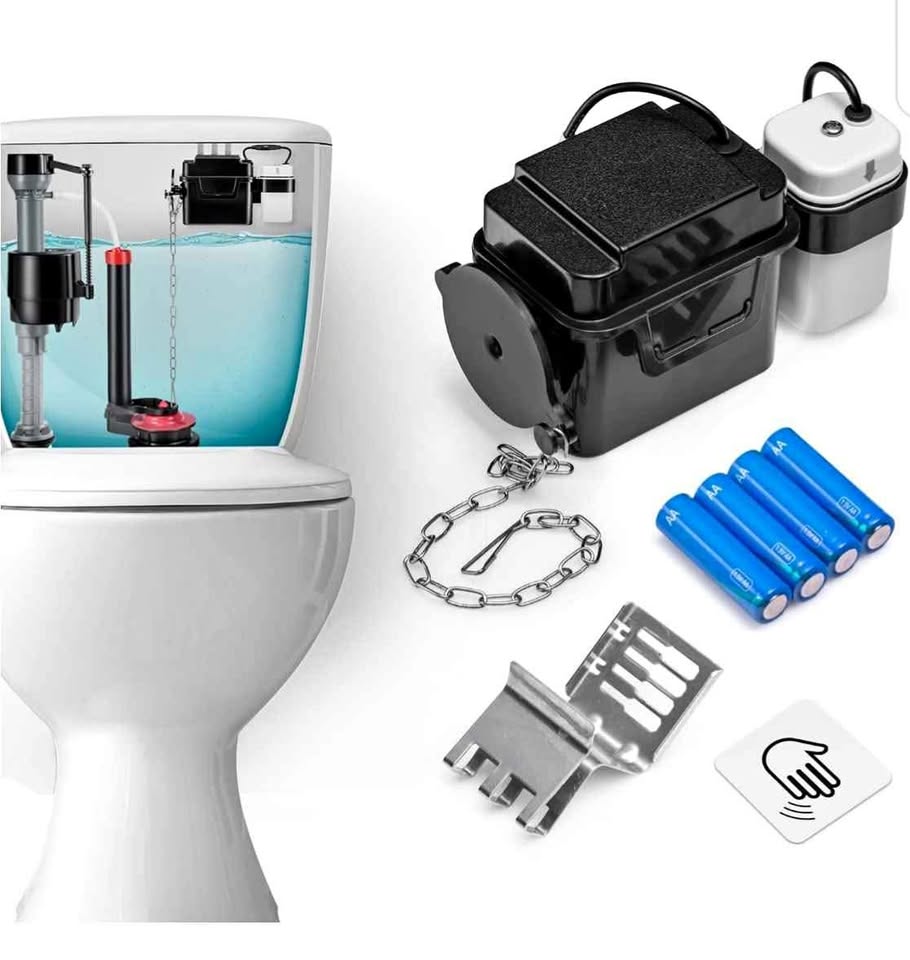 TECHO touchless toilet flush kit