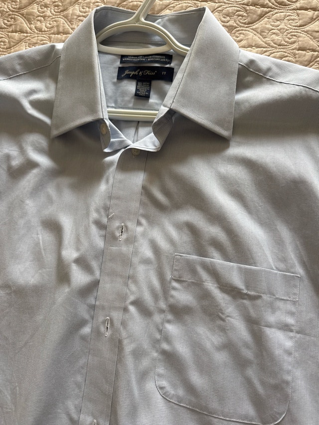 blue short sleeved shirt - photo 2