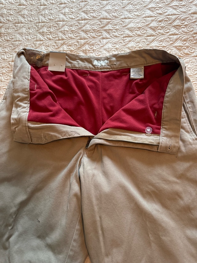 Retreat brand fleece lined pants