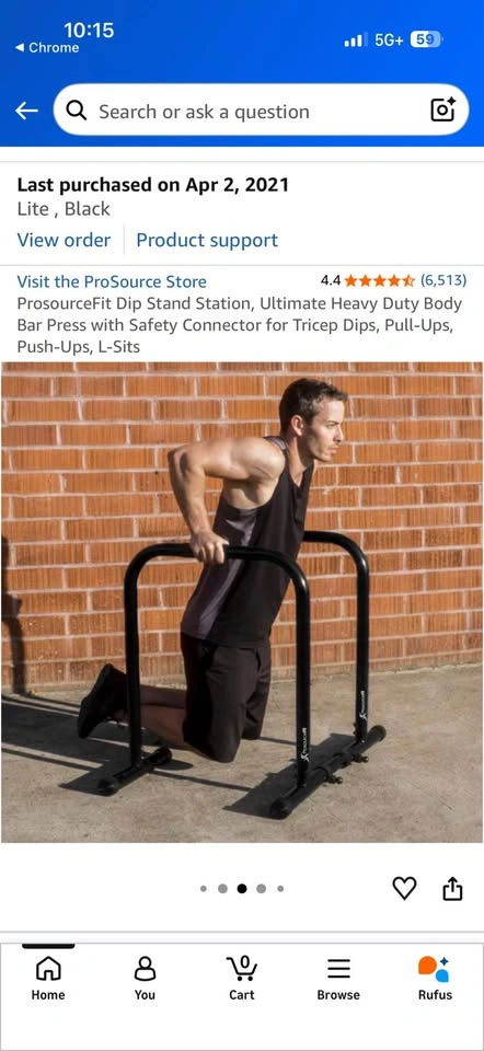 ProsourceFit Dip Stand Station - photo 2