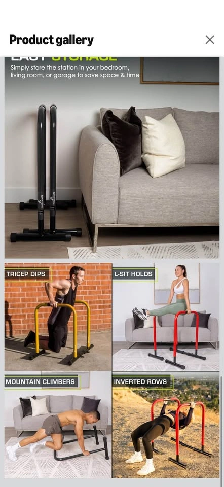 ProsourceFit Dip Stand Station - photo 4