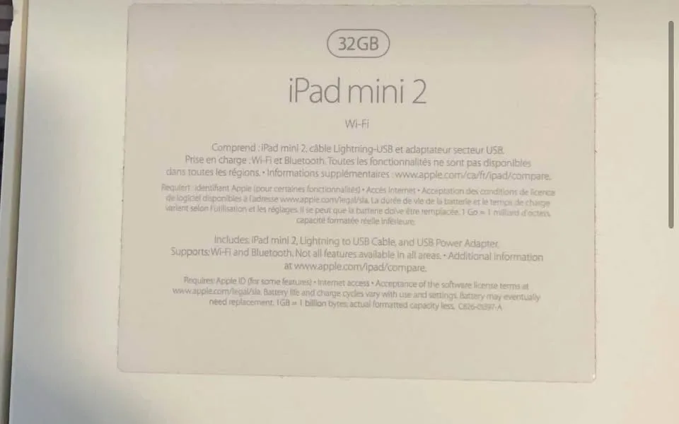 Apple iPad Mini 2 32GB Silver image indicator(5)