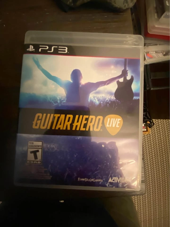 Guitar Hero Guitar and Dongle + Game