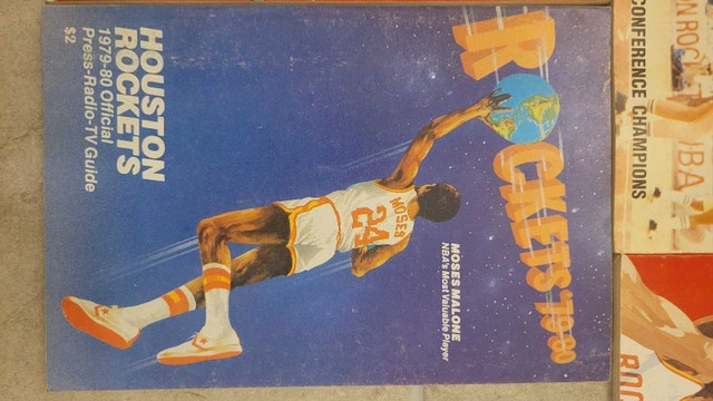 Houston Rockets NBA vintage media guides - photo 2