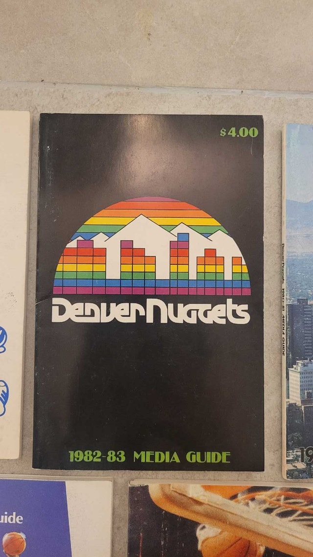 Denver Nuggets NBA vintage media guides - photo 3