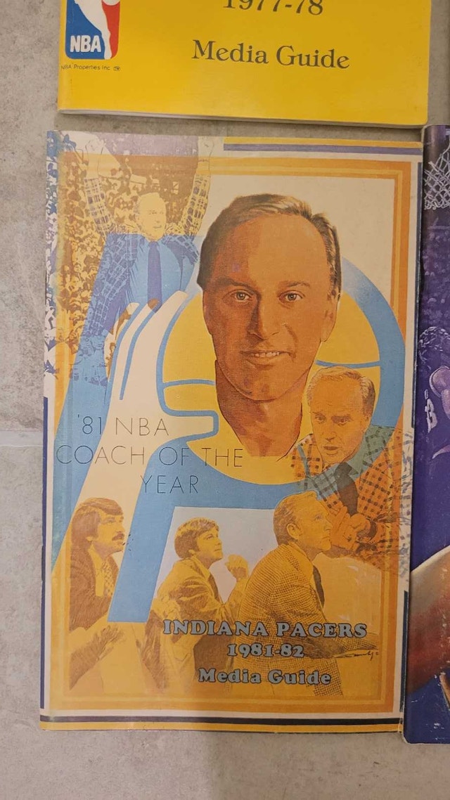 Indiana Pacers vintage NBA media guides - photo 4