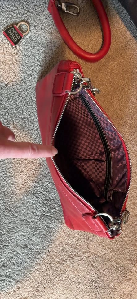Nella Bella Red Bags (purses) with interchangeable straps - photo 4