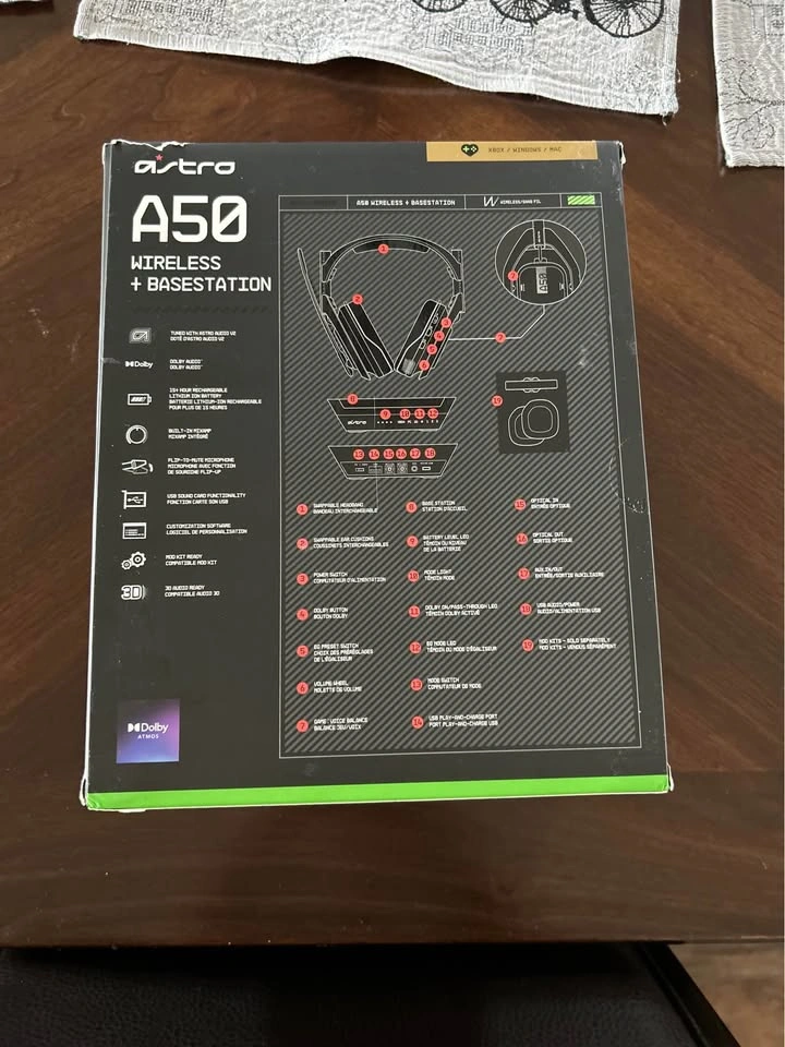 Astro A50 wireless gaming headset - photo 2
