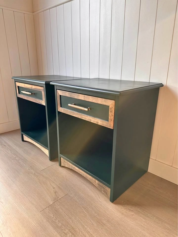 Solid Wood Nightstands | Royal Green