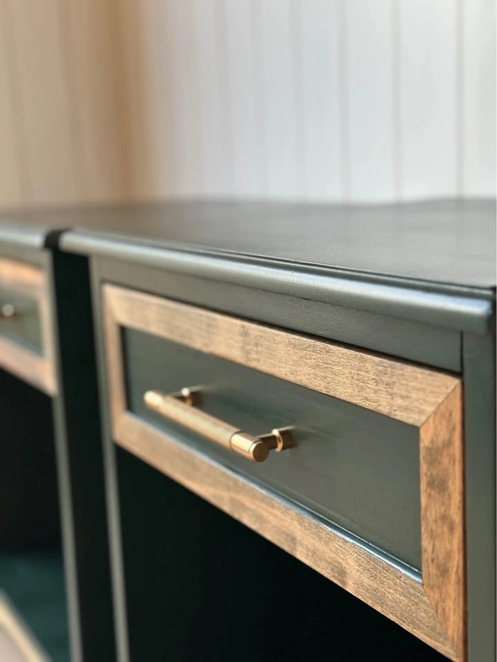 Solid Wood Nightstands | Royal Green - photo 3