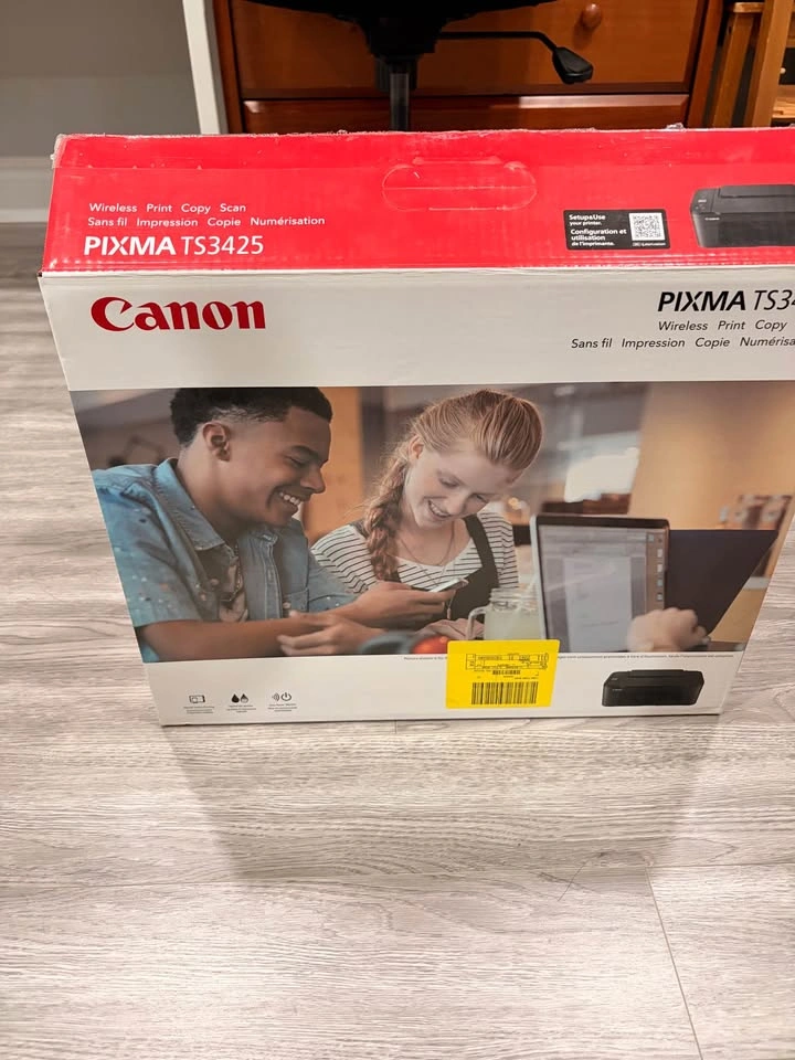 Canon PIXMA TS3425 Wireless All-in-One Printer - Black - photo 2