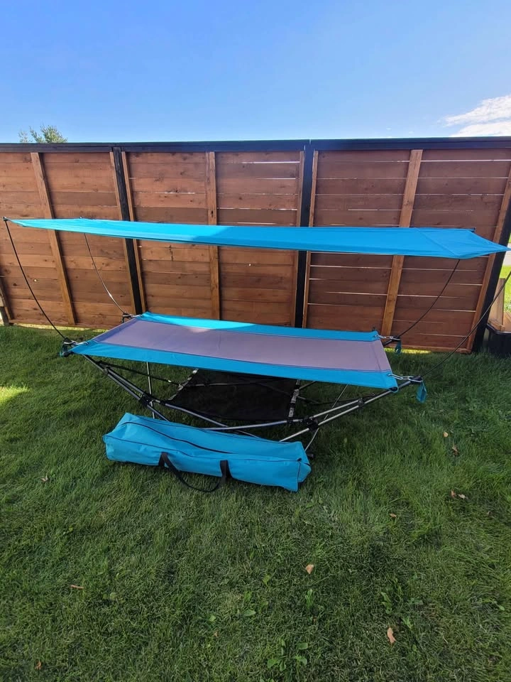 Collapsible Portable Folding Hammock/Guest Bed with Canopy - photo 2