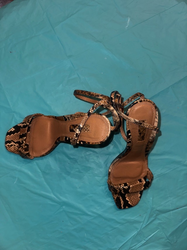 Forever 21 Snake Print Sandals - photo 3