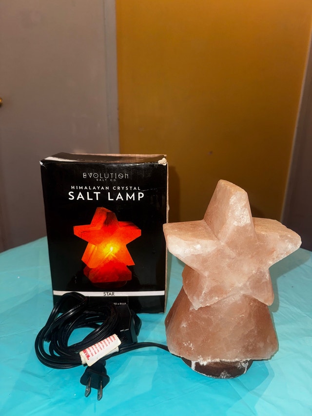 Evolution Salt Co. Himalayan Crystal Salt Lamp Star Shape