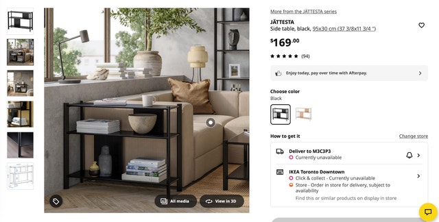 IKEA Jattesta shelf