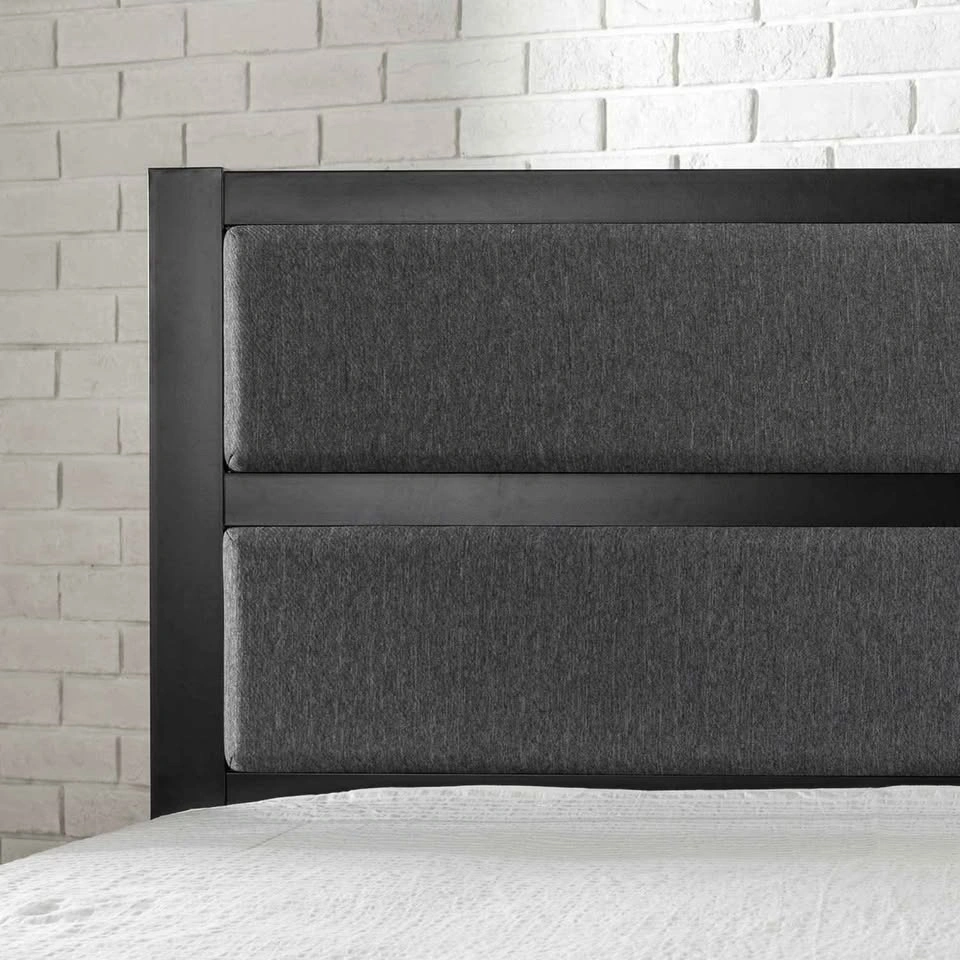 Zinus Modern Studio Twin Size Upholstered Metal Headboard - photo 5