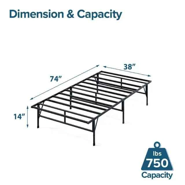 ZINUS 14" Single/Twin Size Metal Platform Bed Frame - photo 2