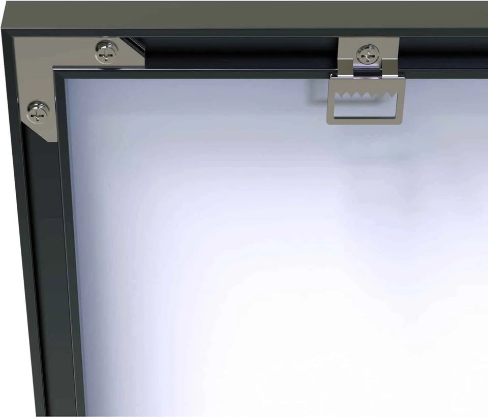 WONSTART 60 x 36 Inch Black Aluminum Rectangle Mirror - photo 4