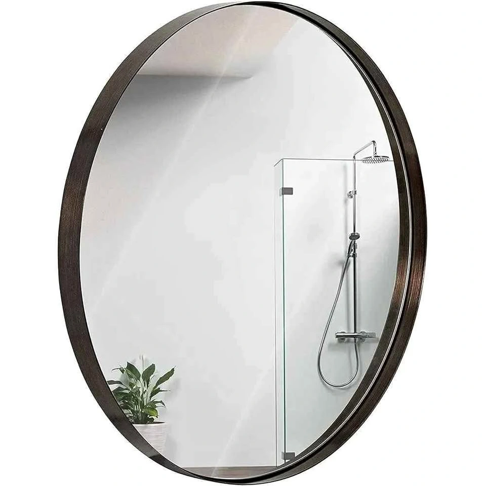 Hamilton Hills 30 inch Black Round Mirror, Brand New