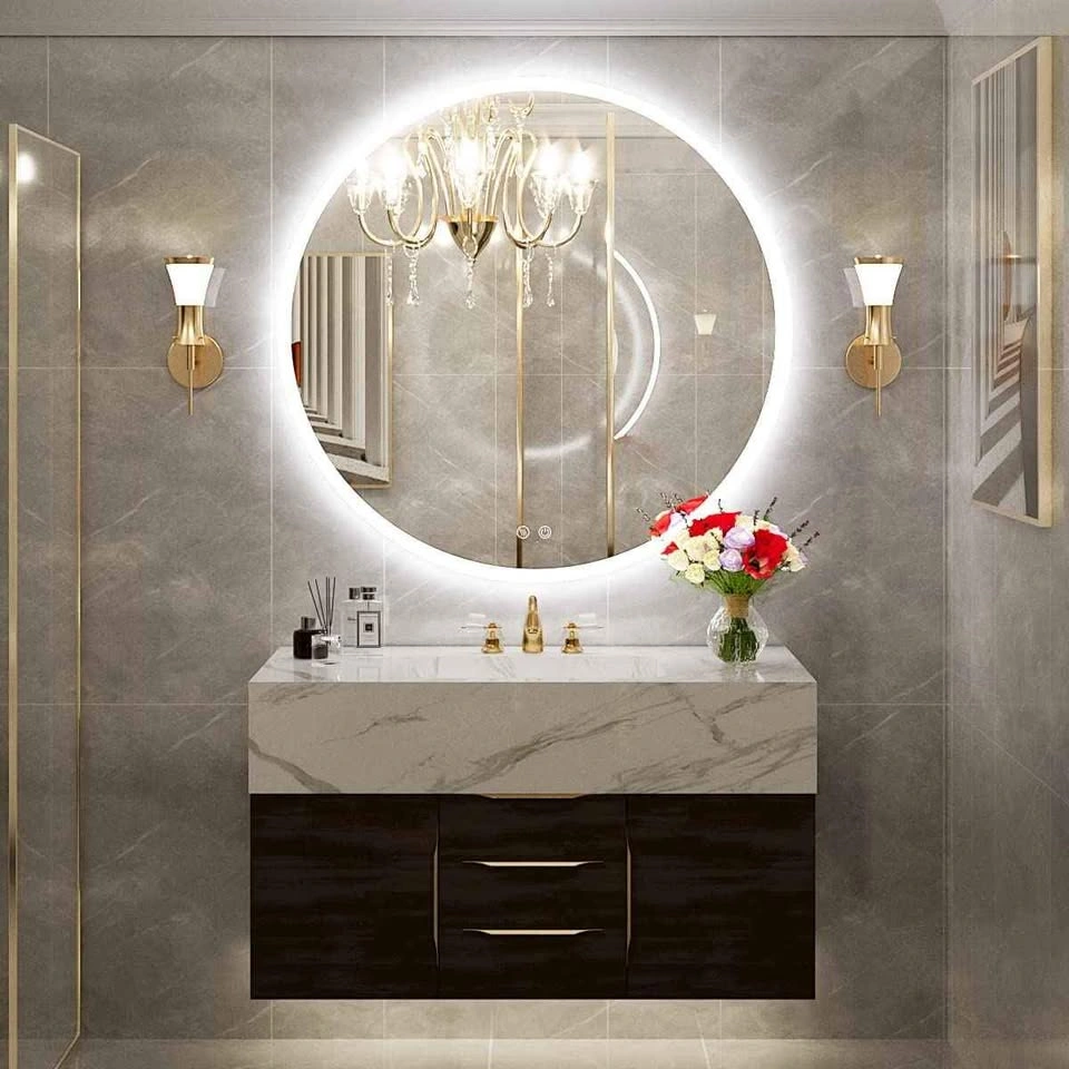 BRAND NEW FTOTI 36" LED Round Backlit Lighted Bathroom Mirror - photo 2