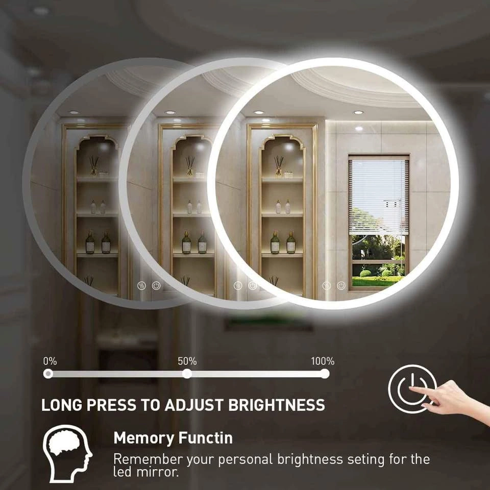 BRAND NEW FTOTI 36" LED Round Backlit Lighted Bathroom Mirror - photo 4