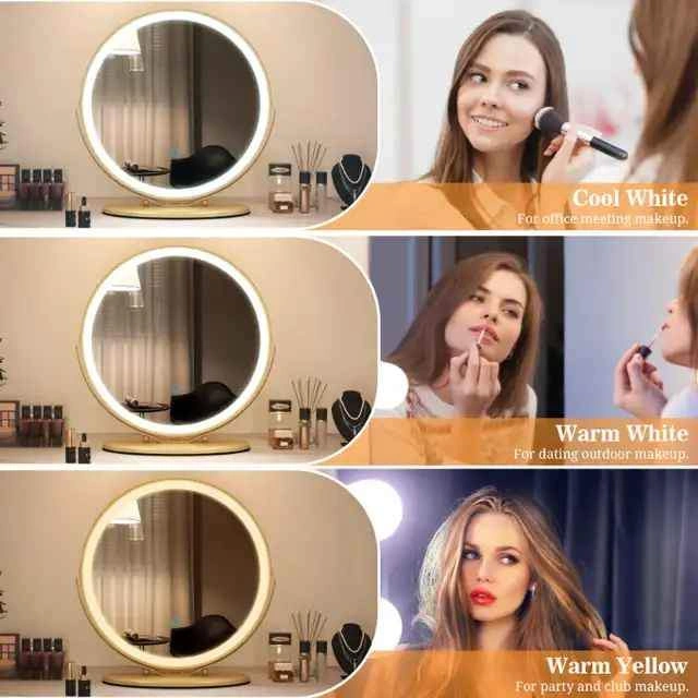 LVSOMT 20" Makeup Mirror with 3 Color Lights, BRAND NEW - photo 4