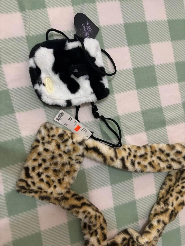 fluffy bags $15 for 2