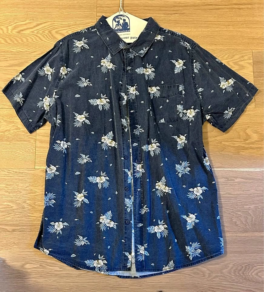 Cotton On Vintage Re-Mastered Short Sleeve Button Down Shirt - X