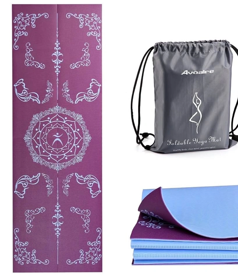 Yoga Mat, Premium Quality Thick, Double Sided Non Slip with Bag