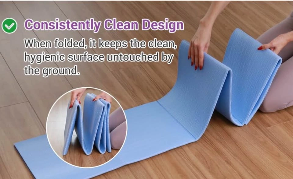 Yoga Mat, Premium Quality Thick, Double Sided Non Slip with Bag - photo 2