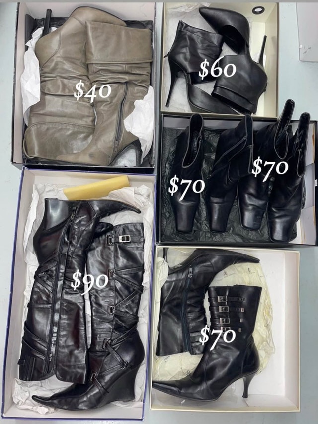 Assorted Women's Boots and Heels