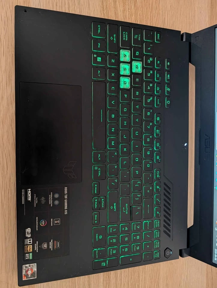 ASUS TUF Gaming A15 Laptop 3070 32GB RAM - photo 5