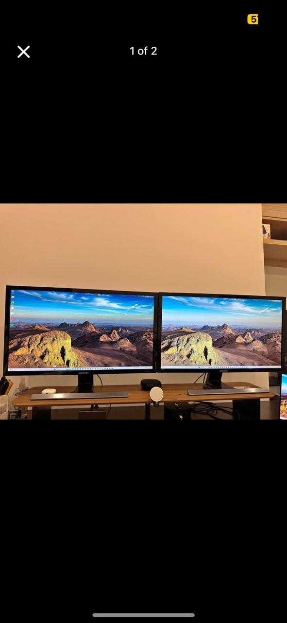 Samsung 27" 4K UHD Monitor || Pair Available - photo 2