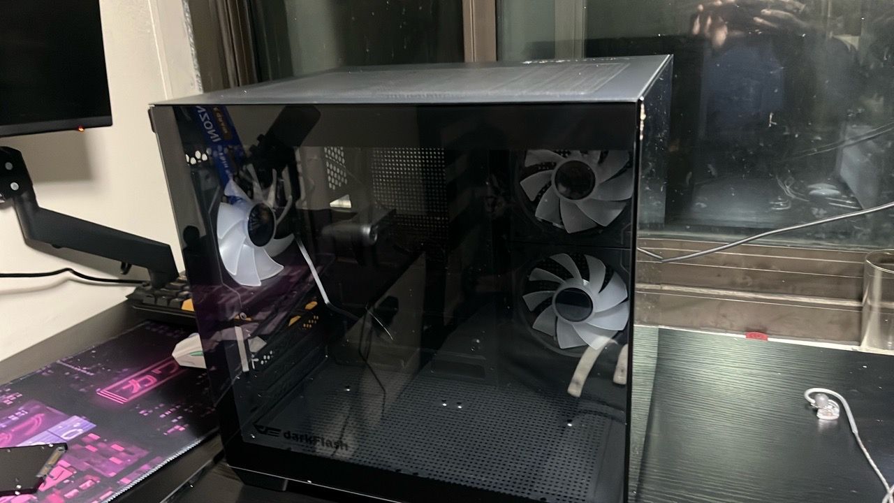 DarkFlash Mid-Tower PC Case with Fans