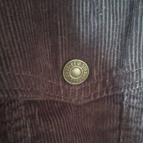 Levi's Men's Black Lined Cotton Trucker Jacket Button Front Spre - photo 4