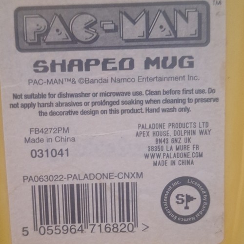Paladone Pac-Man Arcade Cabinet Shaped Ceramic Mug - photo 5