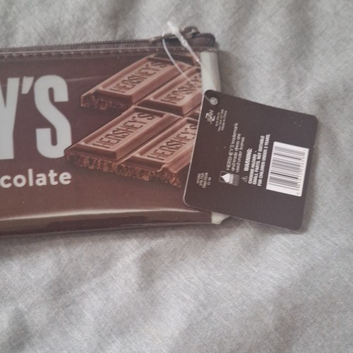 Hershey's Milk Chocolate Bar Print Brown Zipper Pouch - photo 3