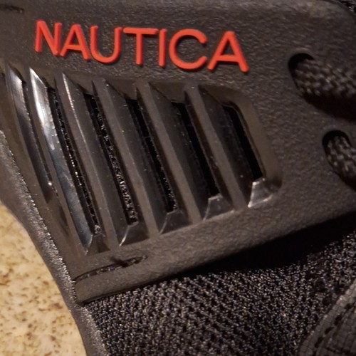 Nautica Men’s Black Mesh Low Top Athletic Sneakers - photo 2