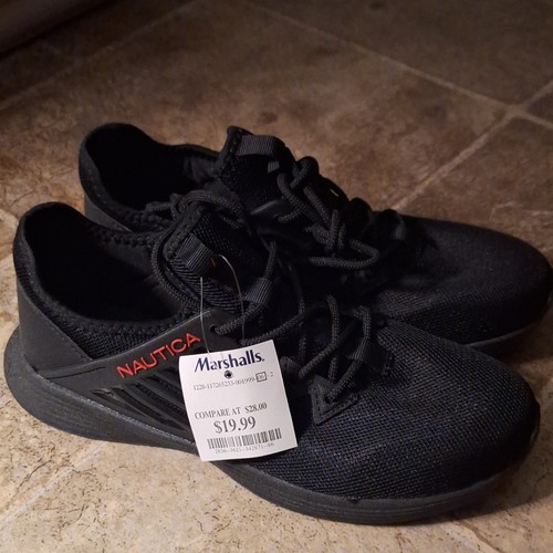 Nautica Men’s Black Mesh Low Top Athletic Sneakers - photo 5
