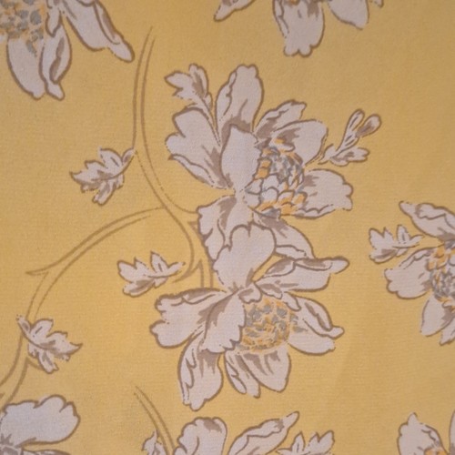 ZAC & RACHEL Yellow White Floral Ruffle V-Neck Blouse L - photo 4