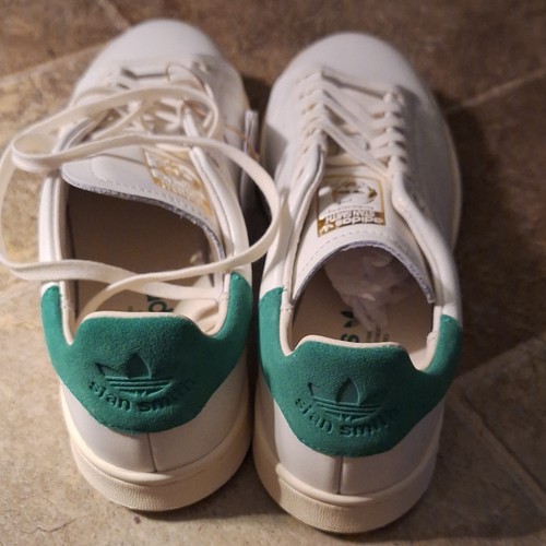 adidas Stan Smith Lux Low Top Leather Sneaker White/Green IF8844 - photo 4