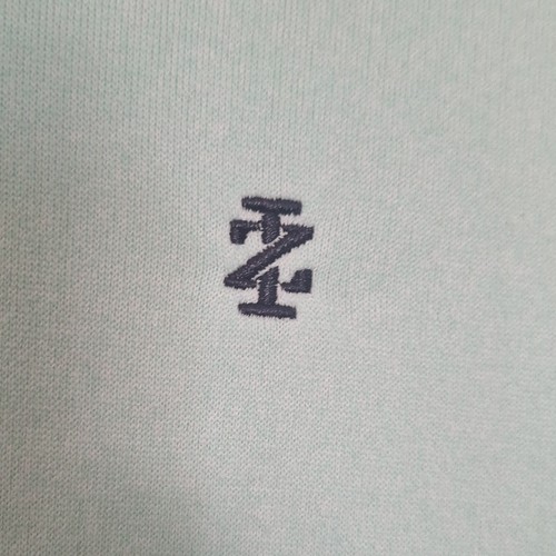 IZOD Mint Green Solid 1/4 Zip Mock Neck Sweatshirt L/G 14/16 - photo 3