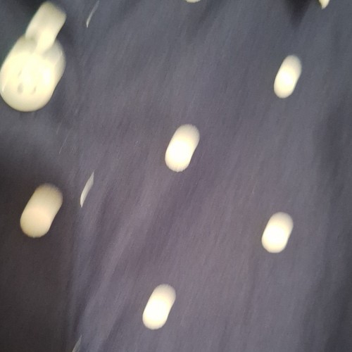 DKNY Navy/White Polka Dot Belted Shirt Dress Size 16 - photo 3